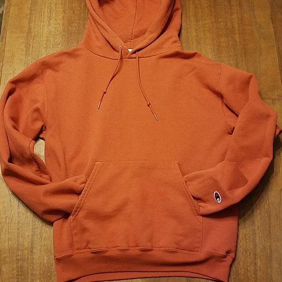 rust champion hoodie